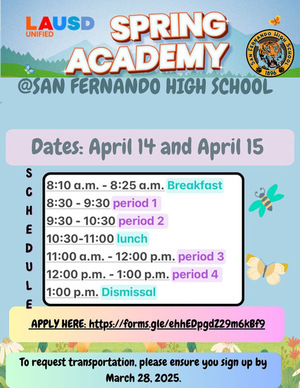 Spring Academy/Academia de Primavera